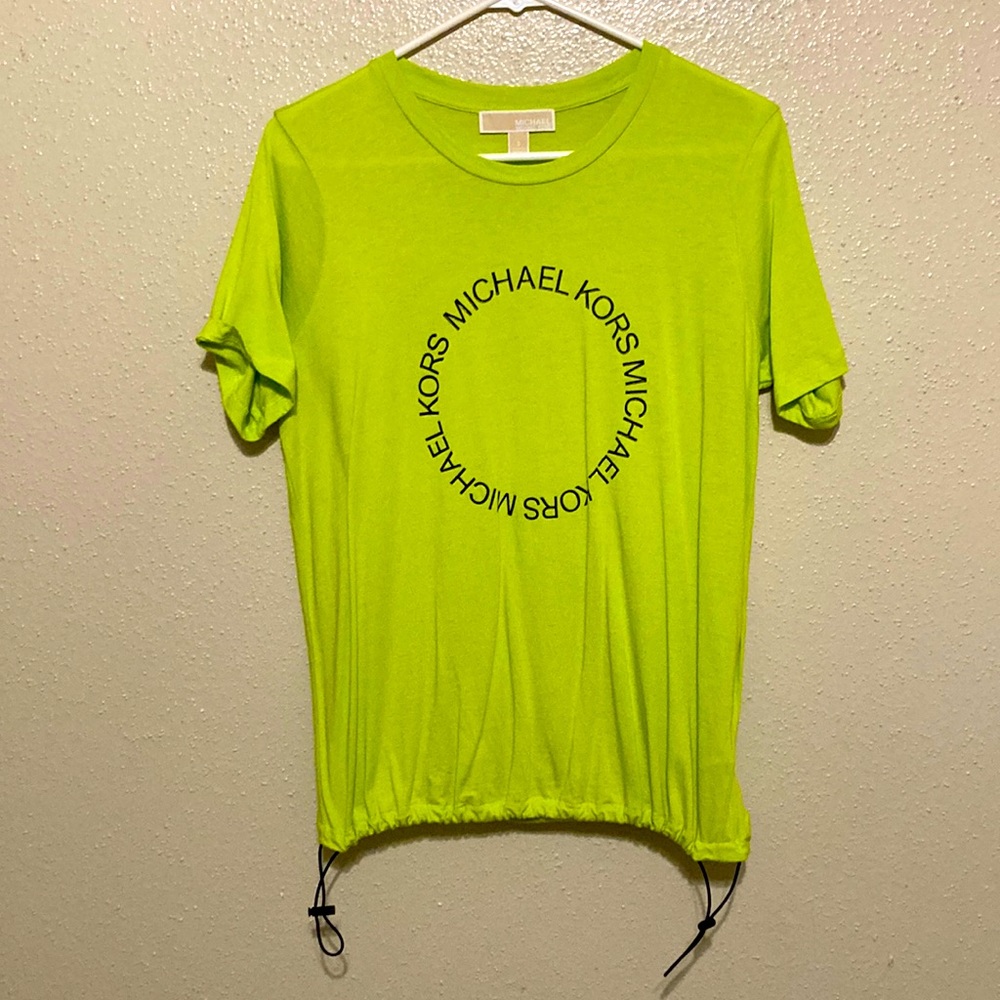 Michael Michael Kors Neon Top with Bungee Cord